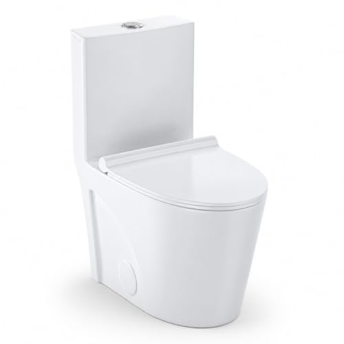Toilet One-Piece Round Side Flush