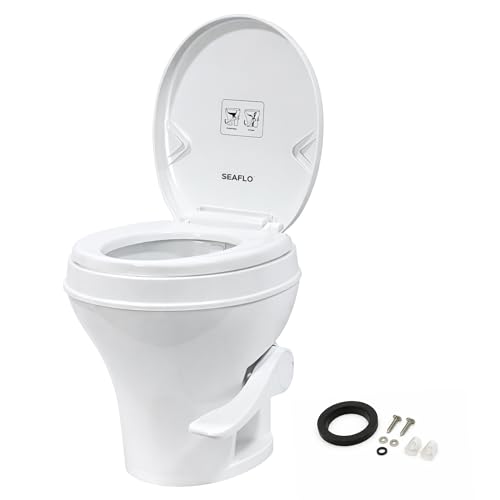 SEAFLO RV Toilet – 18.4"