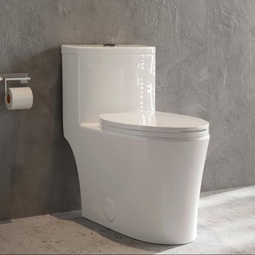 Elongated One-Piece Toilet Full Skirt