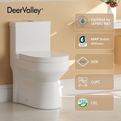 DeerValley Compact One Piece Toilet view 5