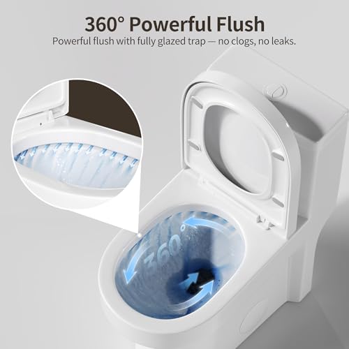 DeerValley Compact One Piece Toilet view 4