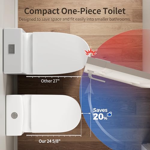 DeerValley Compact One Piece Toilet view 3