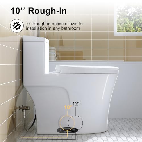 HOROW T0338W One Piece Toilet view 2