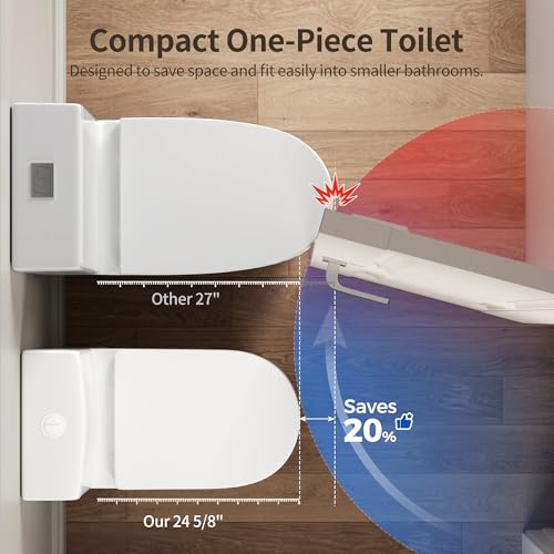 DeerValley Compact One Piece Toilet view 3