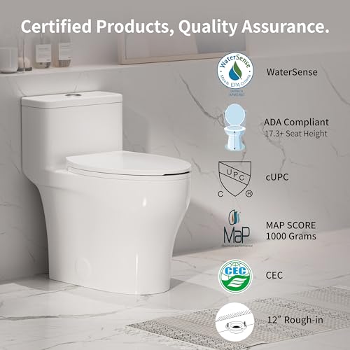 Elongated One Piece Toilet with view 2