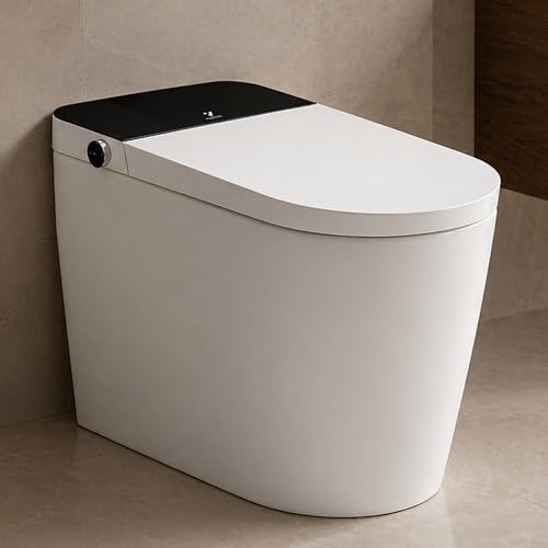 One Piece Toilet with Tankless