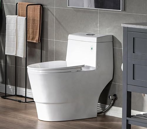 WOODBRIDGE soft-close one-piece toilet